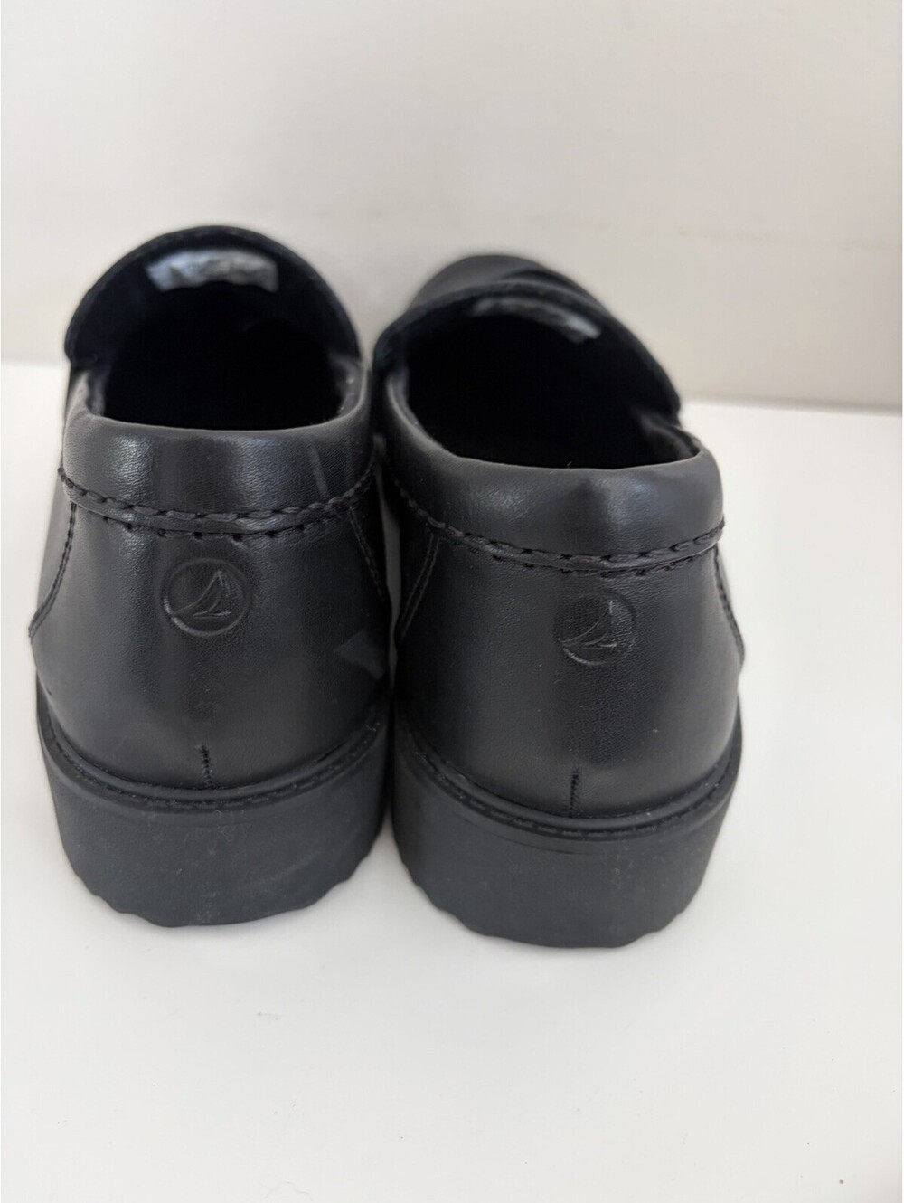Sperry Wells Penny Loafers Black Leather Women's Size 11 NWOB Comfort PlushStep - Picture 4 of 7